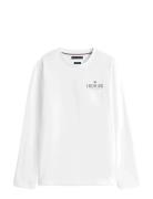 Tommy Hilfiger Hilfiger Stack Ls Tee Vit