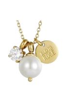 Bud To Rose Joyce Long Necklace Gold Guld