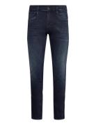 Replay Anbass Trousers Slim Hyperflex Original Marinblå