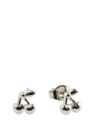 Timi Of Sweden Amour - Cherry Stud Earrings Stainless Steel Silver