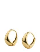 Timi Of Sweden Hedvig - Classic Wide Hoop Earrings Stainless Steel Gul...