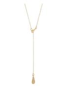 SNÖ Of Sweden Veil Crystal Neck 45 G/Clear - 45 Cm Guld