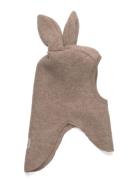 Huttelihut Balaclava Ears Wool Fleece Beige