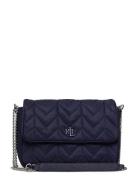 Lauren Ralph Lauren Quilted Medium Stevie Messenger Bag Marinblå