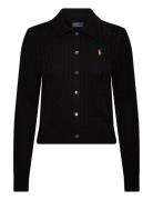 Polo Ralph Lauren Cable-Knit Cotton Cardigan Svart