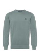 Fred Perry Pique Stitch Jumper Blå