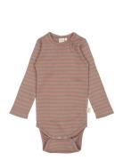 Petit Piao Body L/S Modal Striped Multi/patterned