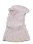 Huttelihut Balaclava Ears Wool Knit Kräm