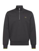Fred Perry Half Zip Sweatshirt Grå