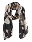 Lindex Scarf Flower Stina Svart