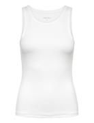 URBAN QUEST Women Bamboo Tank Top Rib Vit
