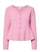 YAS Yasdolly Ls Knit Cardigan S. Noos Rosa