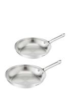 Tefal Duetto On Fry Pan 2 Pcs. Set , Uncoated Silver