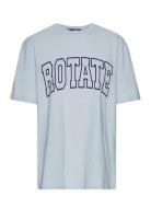 ROTATE Birger Christensen Over D T-Shirt Blå